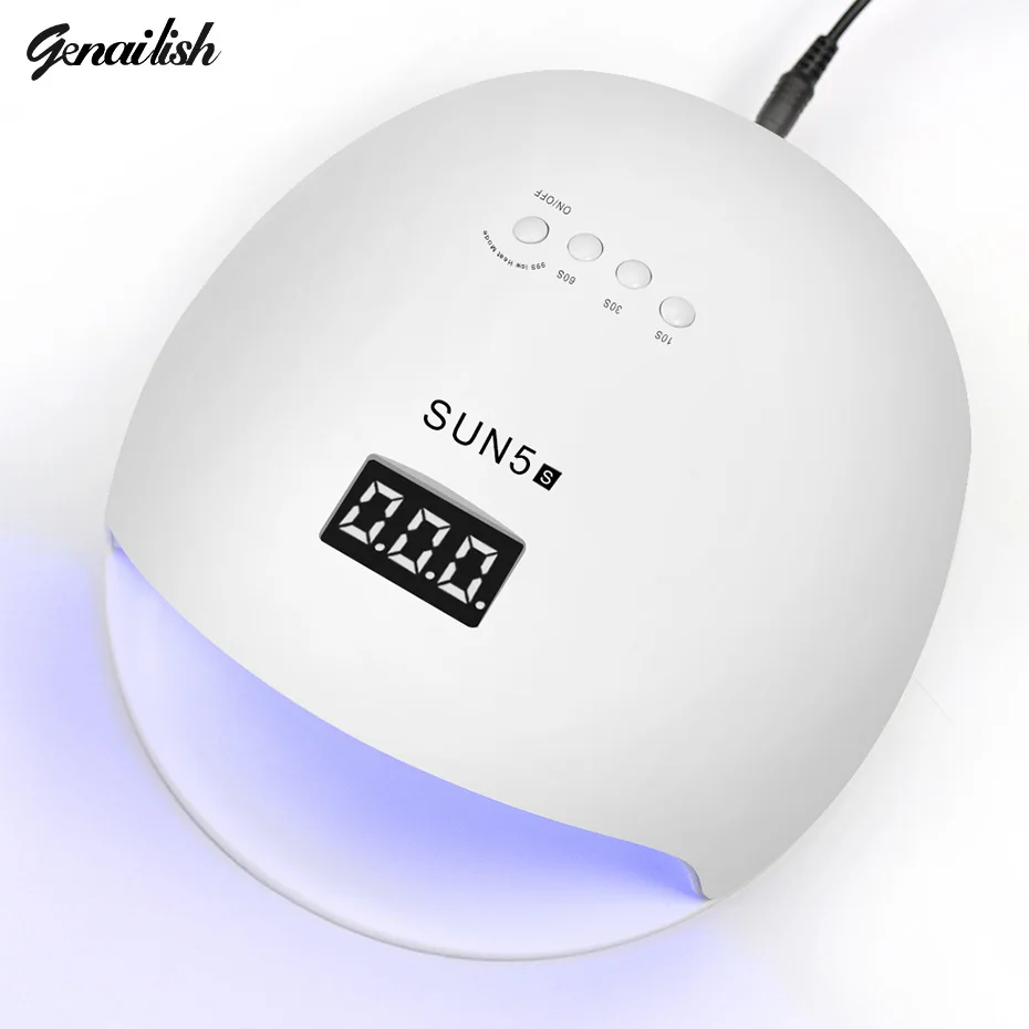 genailish UV Lamp 48W LED Lamp Nail Dryer for UV Gel LED Gel Auto Sensor Manicure for Curing Nail Gel Polish Nail Art Tool-SUN5S genailish UV Lamp 48W LED Lamp Nail Dryer for UV Gel LED Gel Auto Sensor Manicure for Curing Nail Gel Polish Nail Art Tool-SUN5S