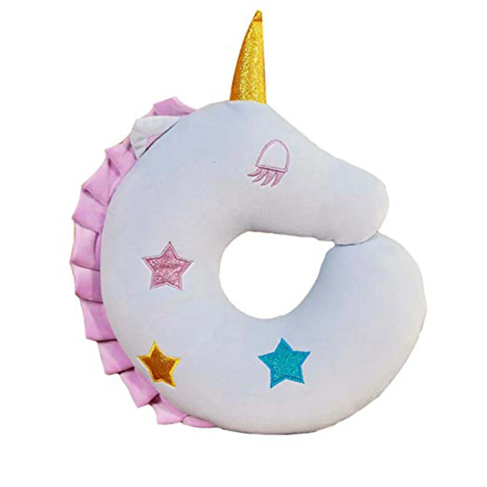 Biety Kids Unicorn u-образная дорожная подушка для шеи безопасность головы Защита