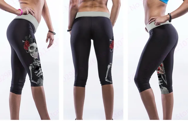 skeleton running tights