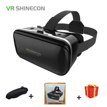 Stereo Shinecon Casque VR Box Virtual Reality Glasses 3 D 3d Goggles Headset Helmet For Smartphone Smart Phone Cardboard Google