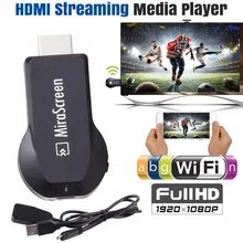 Беспроводной Wi-Fi обмена потоковыми мультимедийными данными(Airplay) телефон к ТВ HD ТВ HDMI приемник адаптер для iPhone X XS MAX XR 6 7 8 iOS samsung s5 s6 S7 край S8 Android