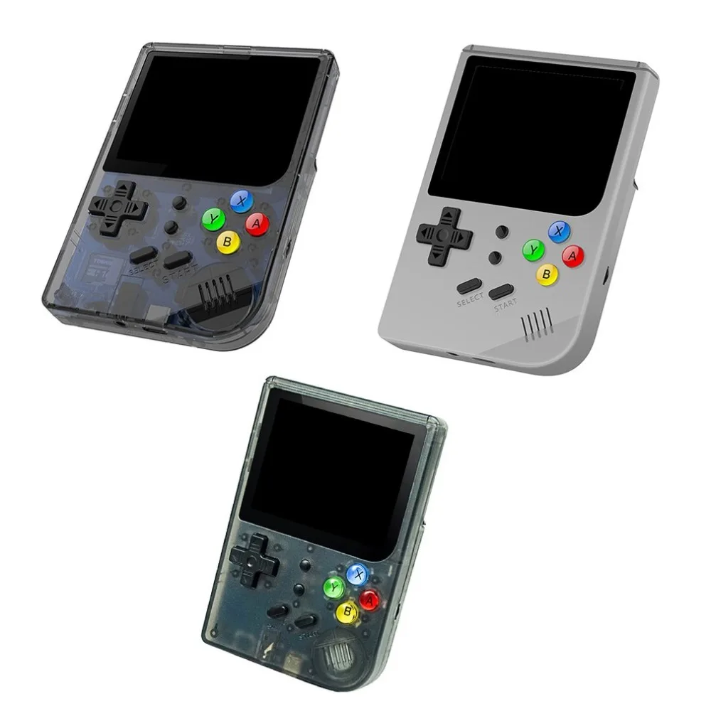 Портативные новые RG 300 видеоигры Consola 3000 Ретро игры PS1/CPS1/FC бесплатно 32G TF карты