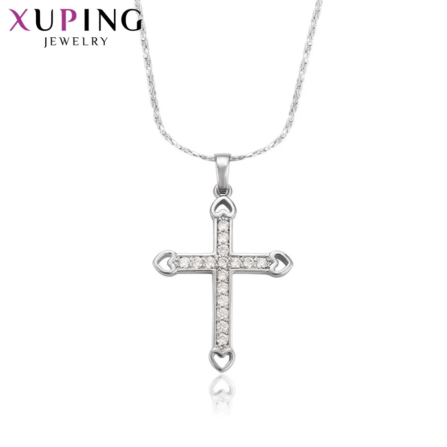 

Xuping Fashion Jesus Seris Pendant Rhodium Color Plated Jewelry for Women Mother's Day Gift M35-30077