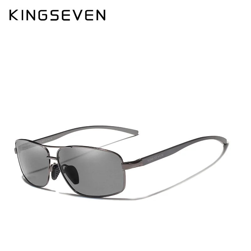 KINGSEVEN новые фотохромные солнцезащитные очки Мужские поляризационные хамелеоны