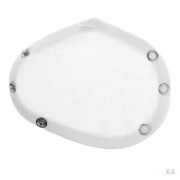Baby Kids Boy & Girl Bodysuit / Onesize Extenders ( Pack of 4) White