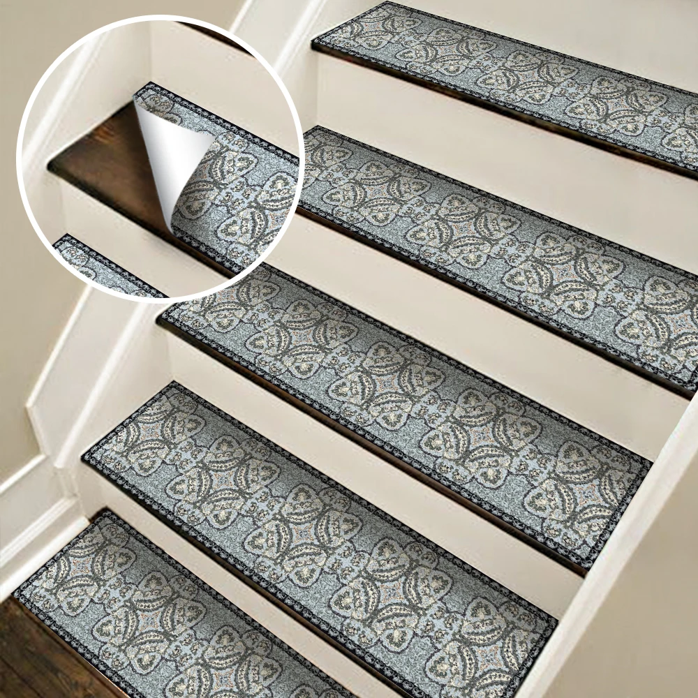 

Flower Pattern 3D Stair Sticker Waterproof Self-Adhesive Art Decal for Kitchen Home Decor Removable Wall Sticker