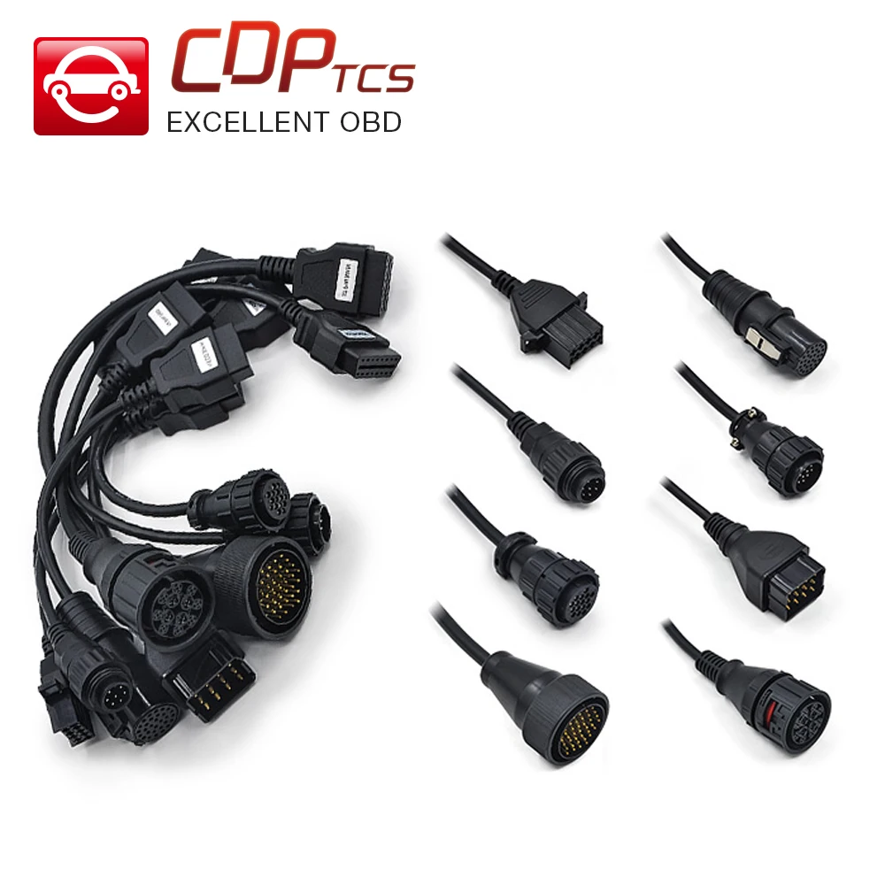 Prix pour Haute qualité ensemble complet de camions câbles obdII OBD2 câbles pour CDP TCS pro camion câble/multidiag pro/mvd livraison gratuite Prix pour Haute qualité ensemble complet de camions câbles obdII OBD2 câbles pour CDP TCS pro camion câble/multidiag pro/mvd livraison gratuite