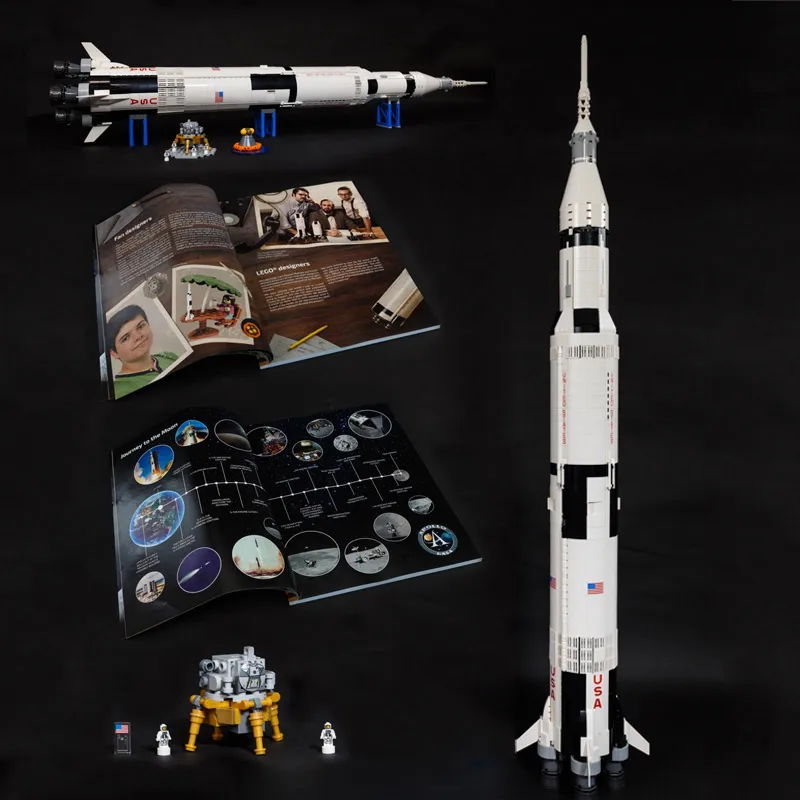 

37003 Creator Series Saturn Launch Vehicle Shuttle Rocket Building Block Bricks Toys 1969Pcs Kids Gifts Compatible With Legoings