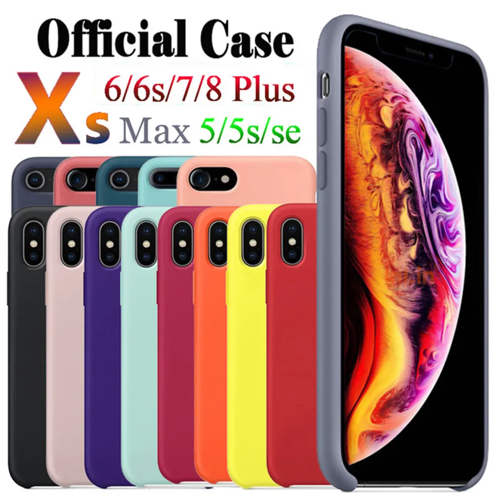 Силиконовый чехол для iPhone 6 6s 7 8 плюс XS X XR 5 5S se |