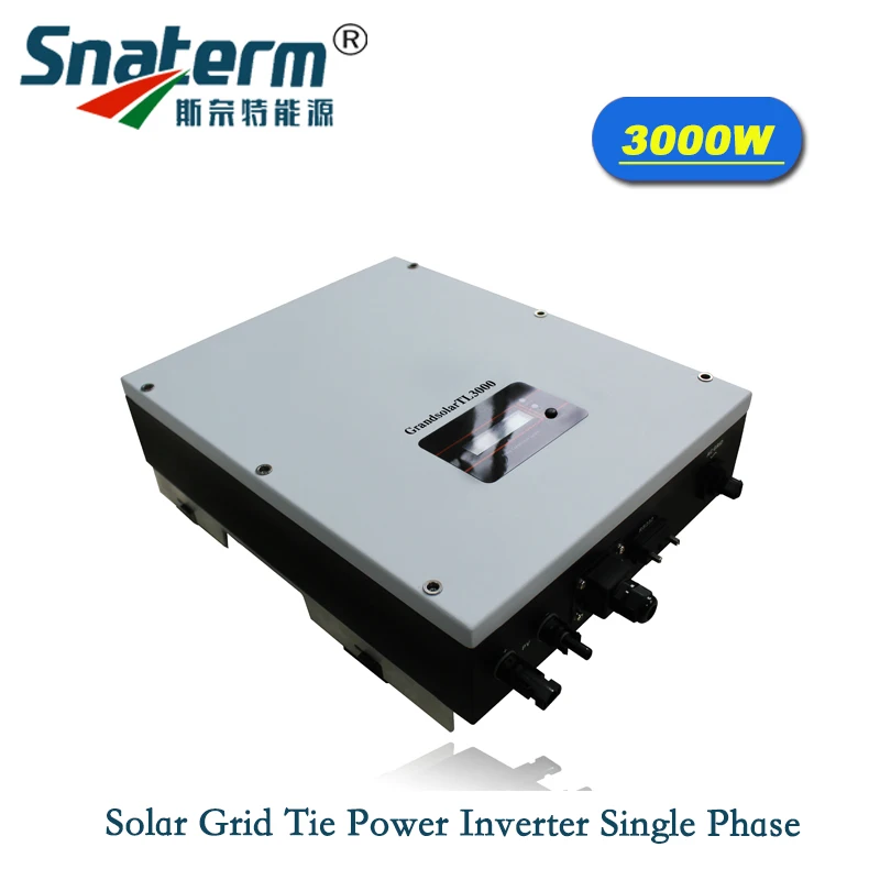 3KW/3000 Вт MPPT регулятором солнечного сетки галстук инвертора Мощность инвертор 1 фаза, и он имеет высокую эффективность инвертор 220VAC 50/60HZ multi-язык ЖК-дисплей дисплей