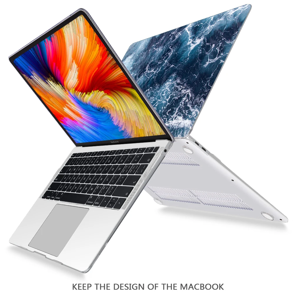 Redlai для MacBook Pro 13 16 дюймов Чехол с сенсорной панелью A2159 A2141, прозрачный мягкий сенсорный чехол для ноутбука MacBook Air 13 A1932 A1466