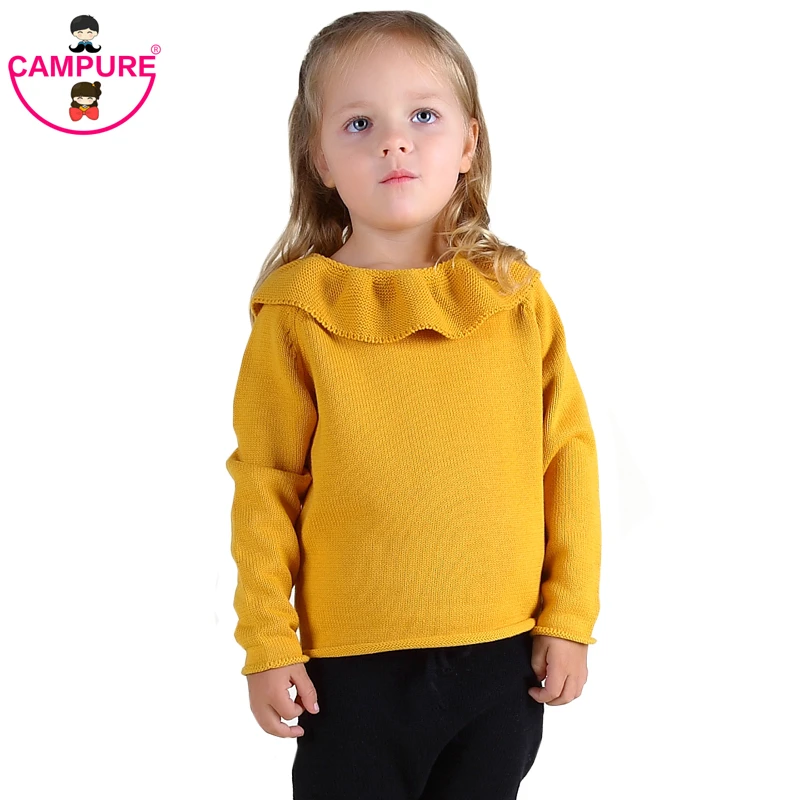Campure 新 19 子供服ブランドのフリルセーター 1 5yrs 子供セーター秋冬女の赤ちゃん服 Kids Brand Sweaters Kids Sweaterbaby Girls Autumn Sweaters Aliexpress