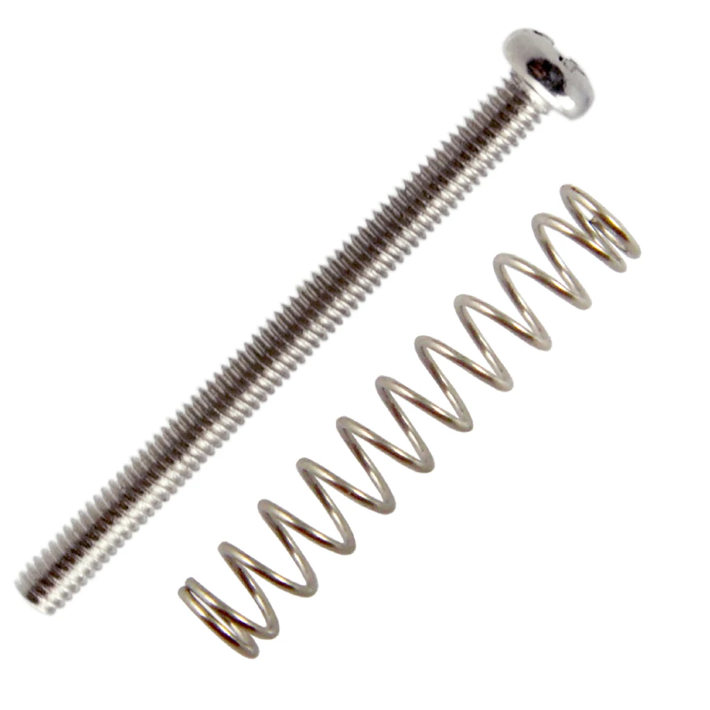 8 Pieces Metal Electric Guitar Humbucker Dual Coil Pickup Frame Screws w/ Springs Guitar Accessories