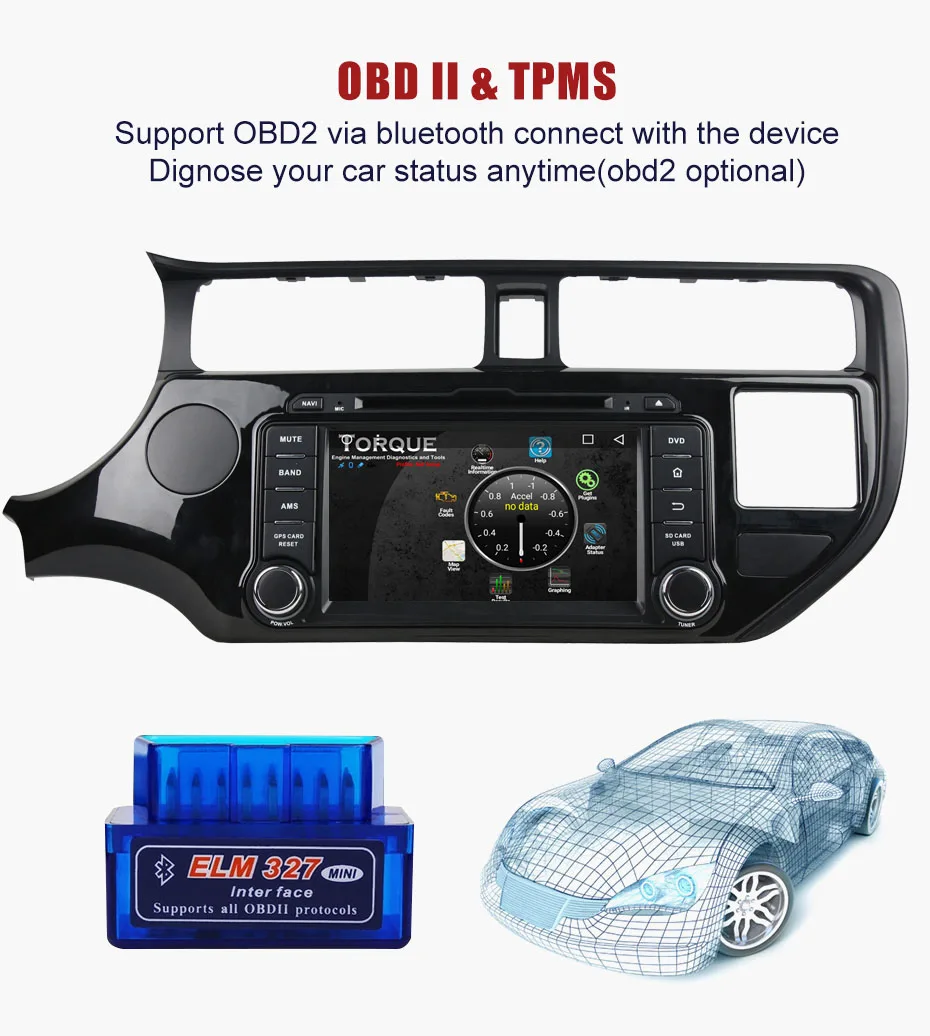 Cheap KANOR 4G RAM 8 Core Android 8.0 Car Multimedia Player for KIA Rio K3 2011 2012 2din Car Radio GPS Multimedia Autoradio 8