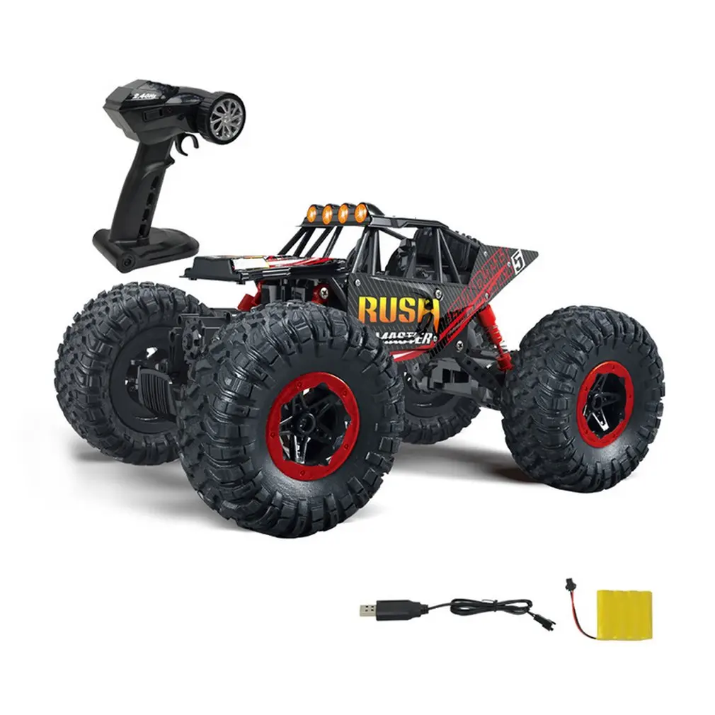 Kids Electric RC Cars 116 4CH Off Road Vehicles 2.4G High Speed SUV Car Damping Toy Mini Remote