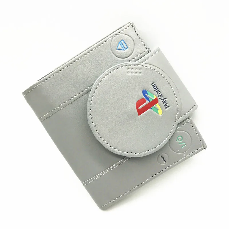 

Playstation Wallet Youth Student Short Transverse Game Purse Console Shape Bifold Coin Purse