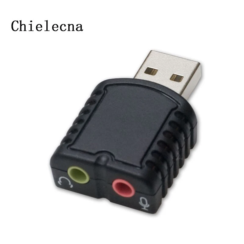 Chielecnal USB внешняя звуковая карта USB2.0 стерео звуковой адаптер аудио интерфейс Tarjeta de Sonido Звуковая карта для настольного компьютера/ноутбука