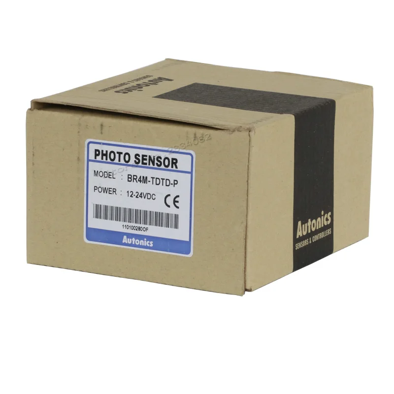 Autonics 12-24VDC металлический фотоэлектрический выключатель 4 м Фото сенсор BR4M-TDTD-P через луч PNP