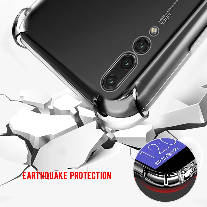 Прозрачный силиконовый чехол для Huawei Honor 8X Max 8C противоударный мягкий накладка из