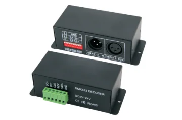 

Led DMX512 digital decoder, DC 5V-24V magic RGB DMX512 controller, DMX to SPI pixel driver for led strip 6803 2811 1903 2801