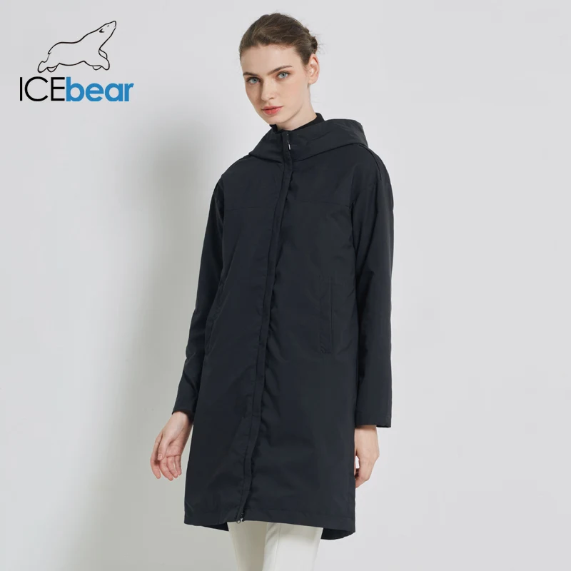 ICEbear 2019 осень новая женская ветровка свободное модное повседневное пальто для