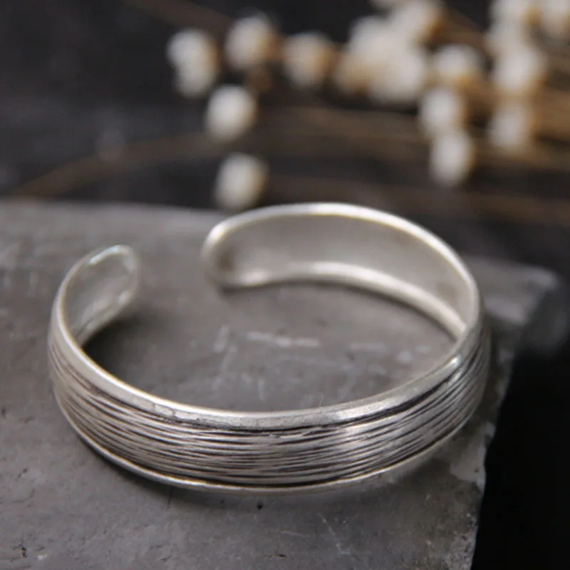 silver bangle (4)