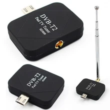 Портативный USB DVB-T/T2 ТВ-тюнер Стик донгл приемник для Android смартфона