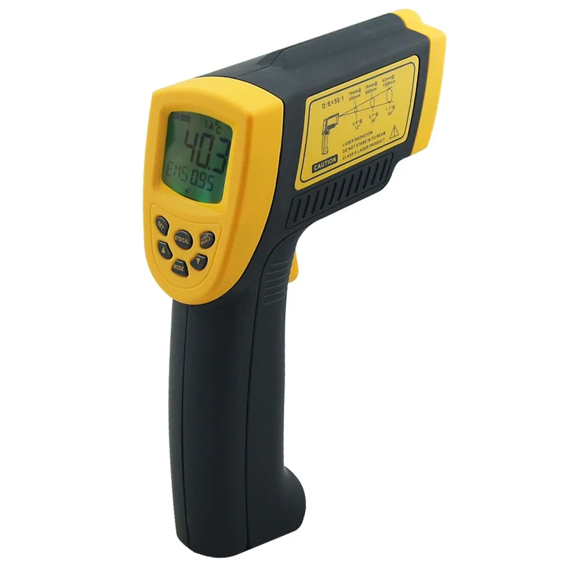 

Smart sensor Digital infrared thermometer -18~1350C (-58~2282F) AR872+ IR Laser Point Gun non contact Infrared Thermometer