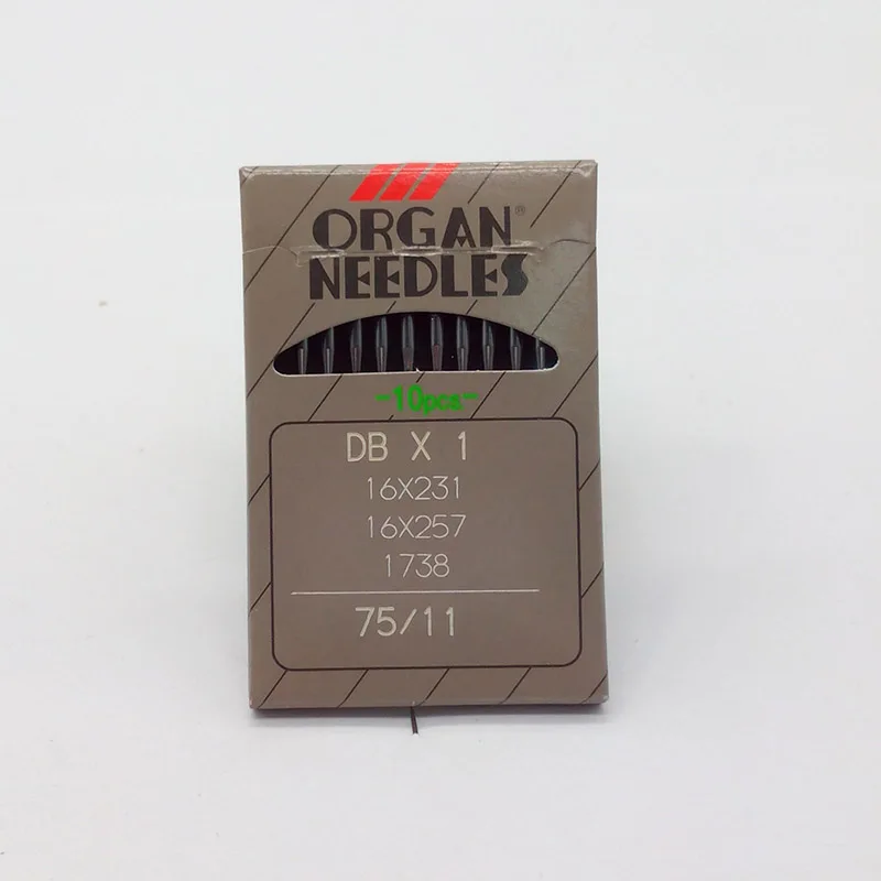 10 орган DBX1 16X257/16X231/1738 промышленные прямострочные Швейные иглы Размер 75/11 | Дом и