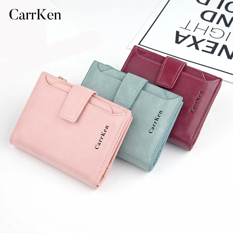 

CarrKen 2019 New Women Wallets PU Leather High Quality Long Design Clutch Cowhide Wallet High Quality Fashion Female Purse