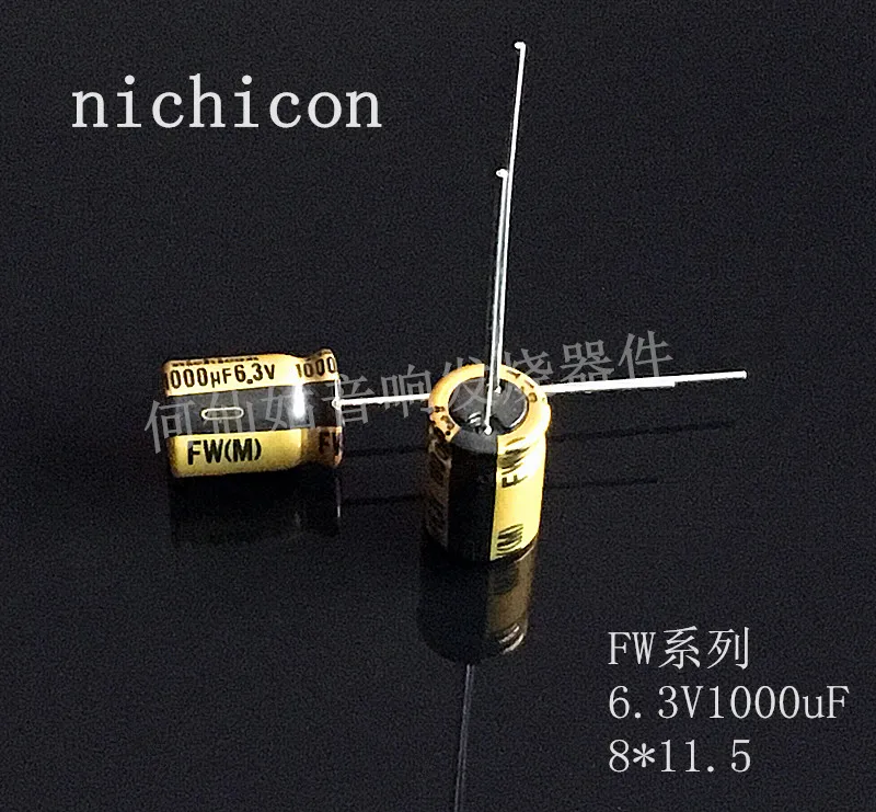 

10pcs/20pcs NICHICON capacitance FW 6.3V1000uF 8*11.5 L series audio super capacitor electrolytic capacitors free shipping