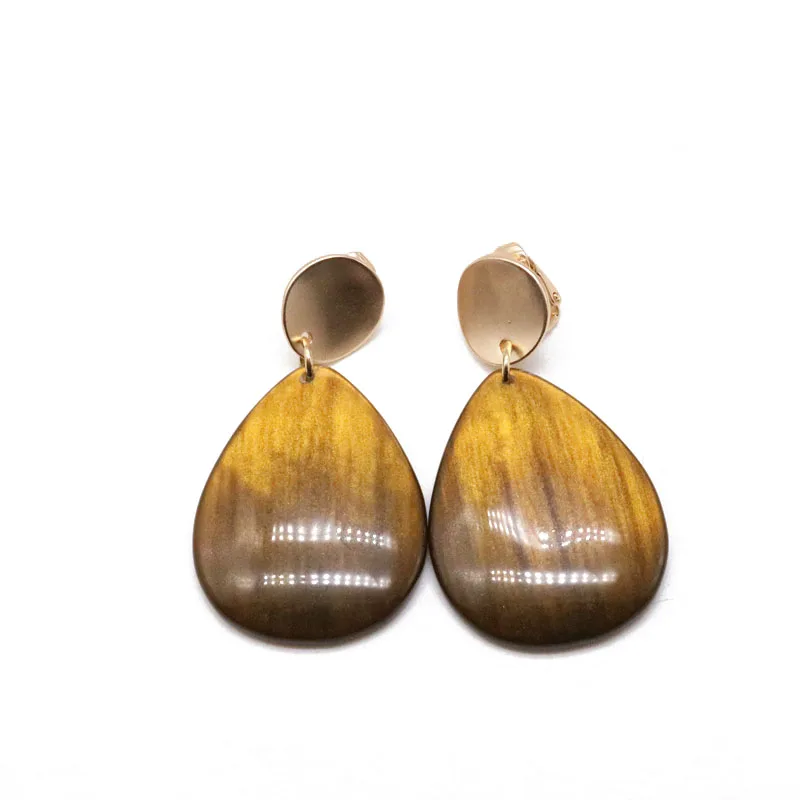 

Free Shipping Popular Design Teardrop Geometric Clip Earring