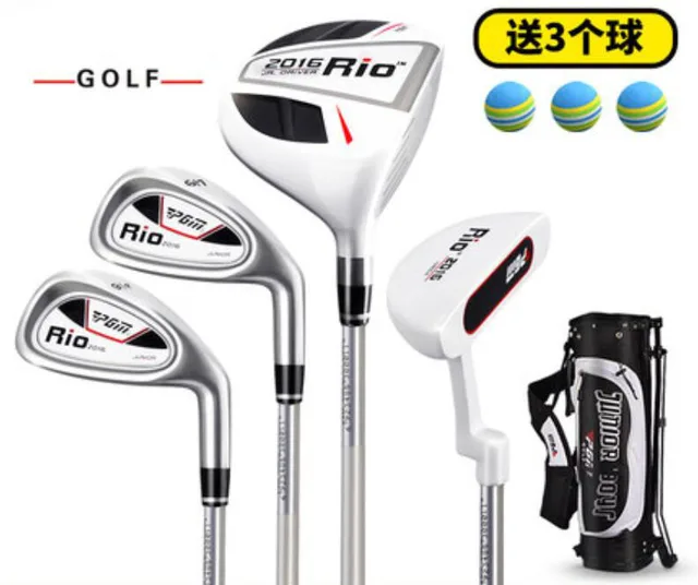 High grade Carbon fiber Golf Clubs Golf Beginner Complete sets for Children in Golf Clubs from
