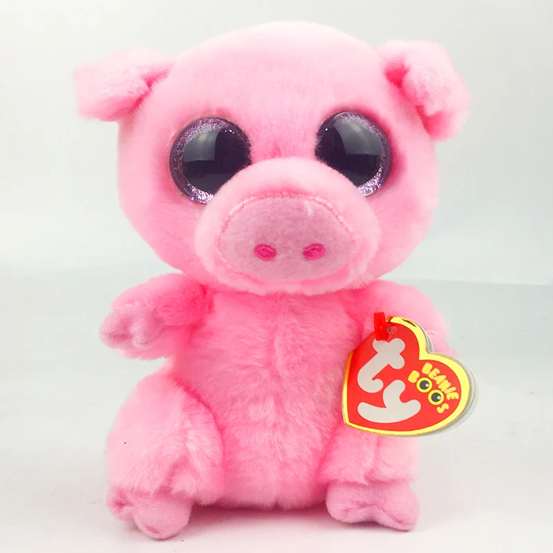 

Ty Beanie Boo Plush - Piggley The Pig 15cm