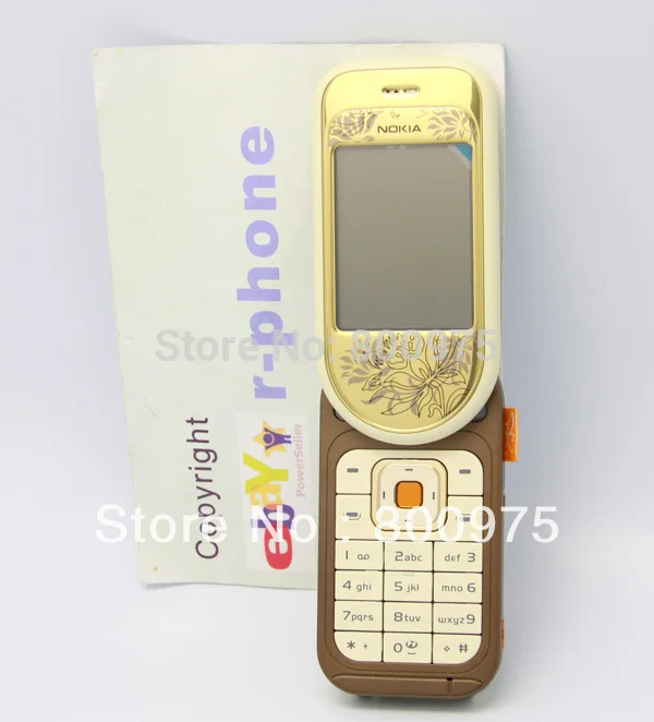 Оригинальный разблокированный NOKIA 7370 мобильный телефон и русская клавиатура