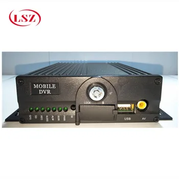 

LSZ MDVR source factory direct 4 double SD card car video recorder GPS vehicle monitoring host comes with WiFi function