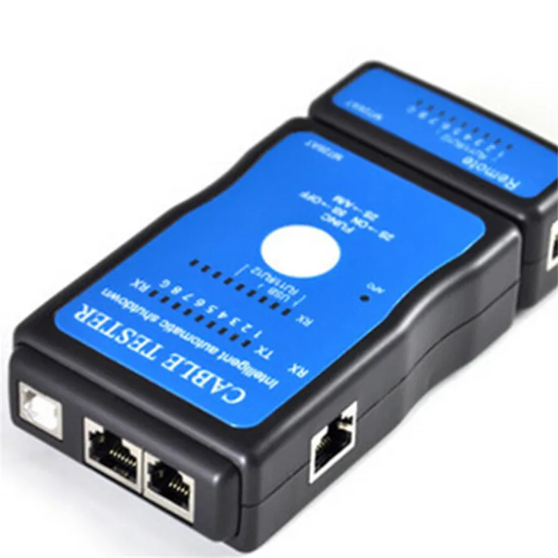 RJ45 RJ11 LAN Cable Tester Handheld Network Cable Tester Wire Telephone Wire Line Detector Tracker Detector Line Finder Tool Kit