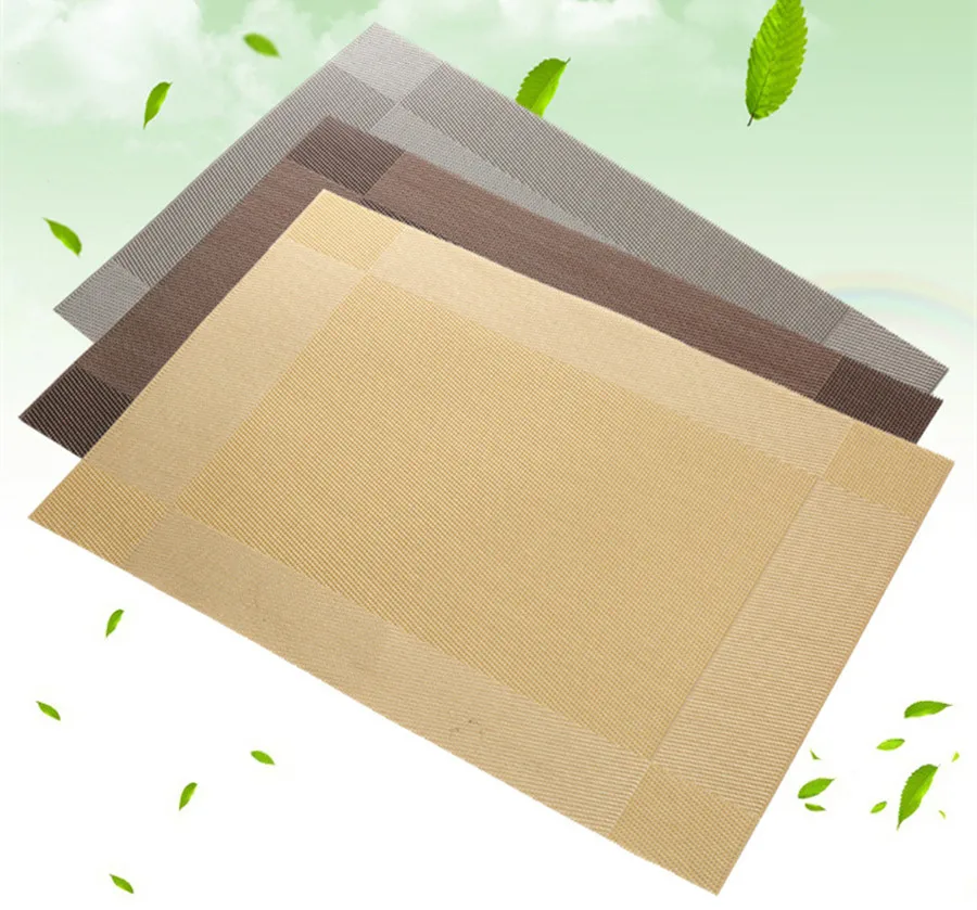 

Placemat,Creative Dining Insulation Heat Stain Resistant anti-skid eat mats in Room for Kitchen table (Set of 4pcs)