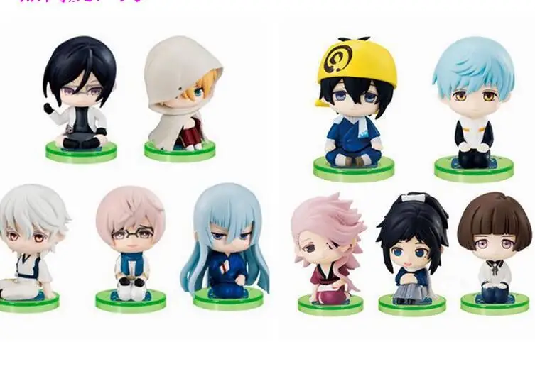 

6pcs/set Touken Ranbu Online Mikazuki Munechika Anime Action Figure PVC New Collection figures toys Collection for friend gift