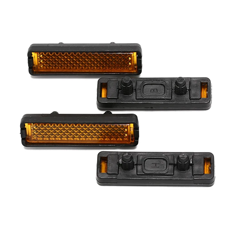 Durable 4pcs pedal reflectors Bicycle Pedal Reflector Safety Night