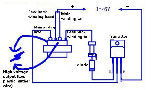 15кВ высокочастотный инвертор высокого напряжения Катушка дуговой генератор повышающий преобразователь напряжения трансформатора