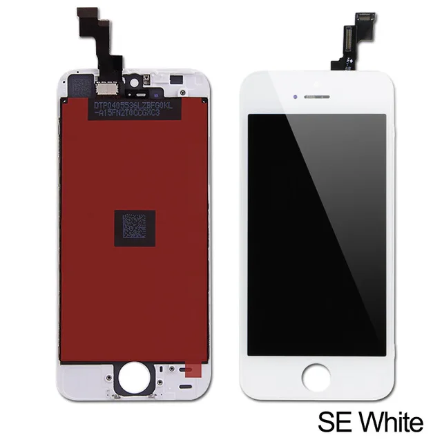 1 шт. AAA качество сенсорный экран с ЖК-дисплеем для iPhone 5 5S 5C SE дисплей дигитайзер сборка Замена - Цвет: SE White