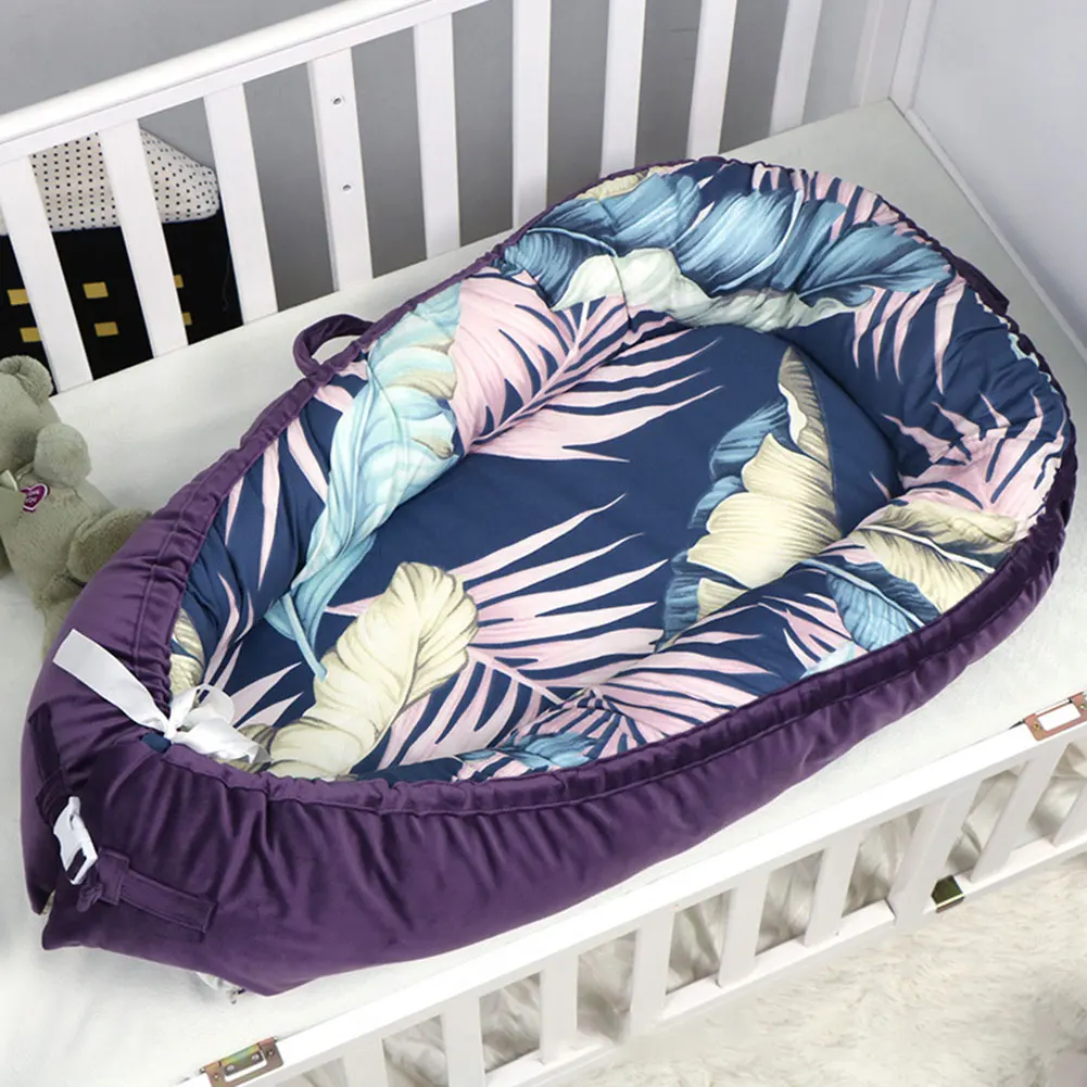 Новая портативная детская кровать-гнездо, детская кроватка, детская кроватка для новорожденных, детская кроватка для путешествий, складное детское спальное гнездо, кровать