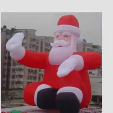 Счастливый Надувной Санта-Клаус украшения, надувные игрушки, веселые украшения