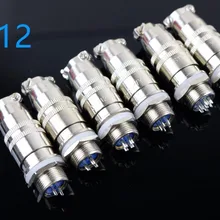 1 шт. AP040 XS12 2/3/4/5/6/7Pin 12 мм разъем авиации M12