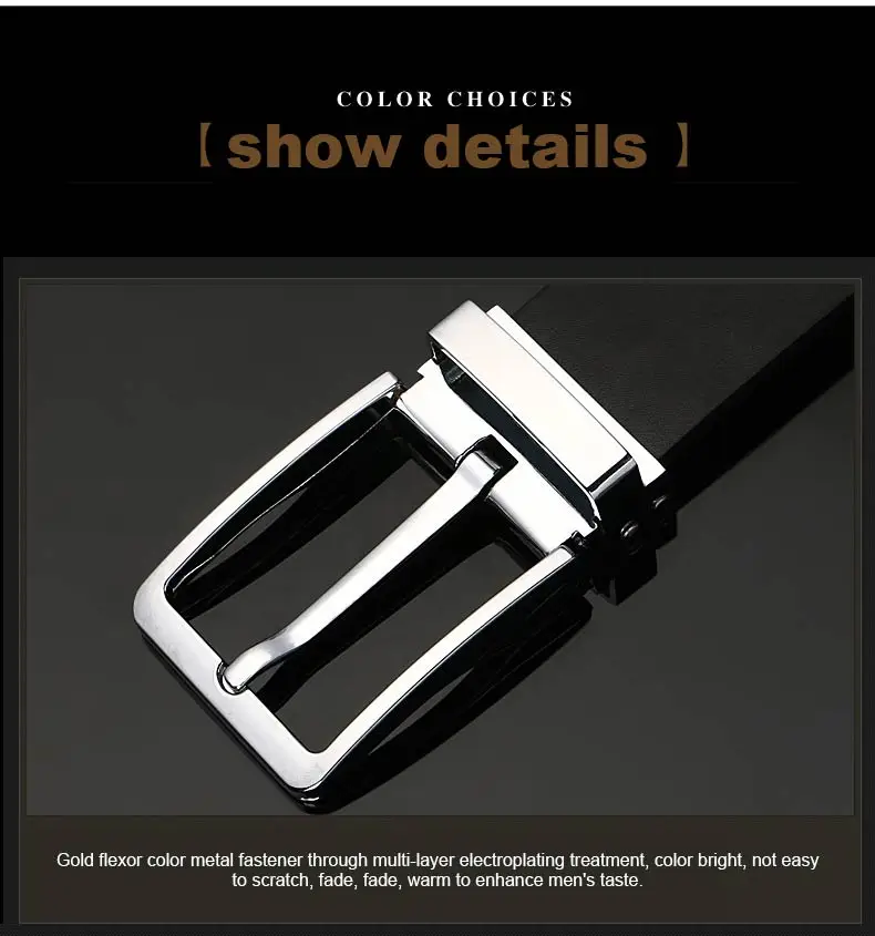 DOULILU New Designer Belts Men High Quality Luxury Brand Leather Belt Pin Buckle Black Business Trouser Strap Cinturones Hombre Cinto1 (10)