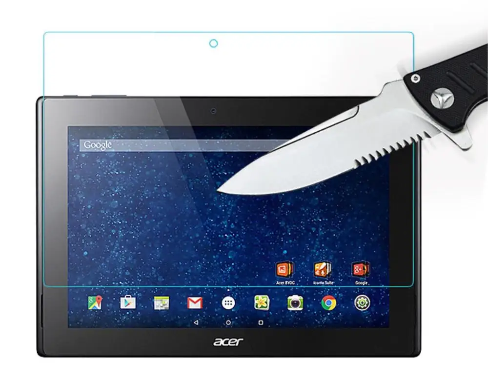 Закаленное стекло экран протектор Tab Обложка для acer Iconia One 10 B3-A40 10,1"