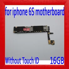 Без Touch ID для iphone 6 S материнская плата, 16 ГБ разблокирован для iphone 6 S логические платы с полным чипом, хорошая работа