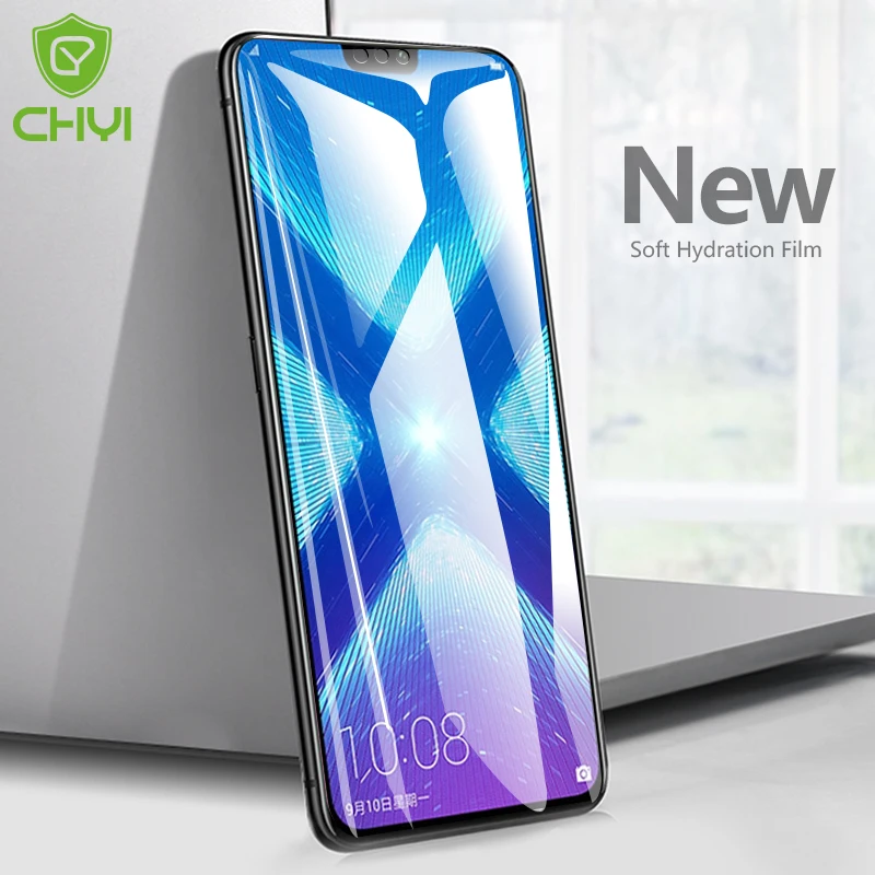 

CHYI 3D Curved Film For Huawei Honor 8X 9X Screen Protector 6.5 inch Full Cover Nano Hydrogel Film With Tools Not Tempered Glass