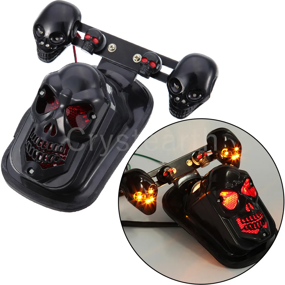 Motorcycle Quad ATV LED Turn Signal Light Rear Brake Tail Light